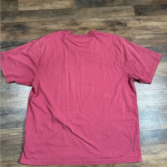 Carhartt Men's Short Sleeve Tee in light red/pinkish - Picture 4 of 5